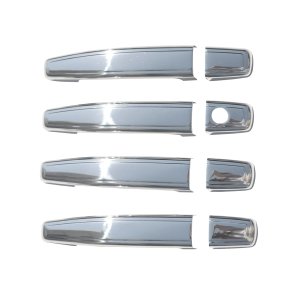 Chevrolet Sonic Door Handle Cover - Omac - H1 S.Steel - Gloss Silver - '12-'20